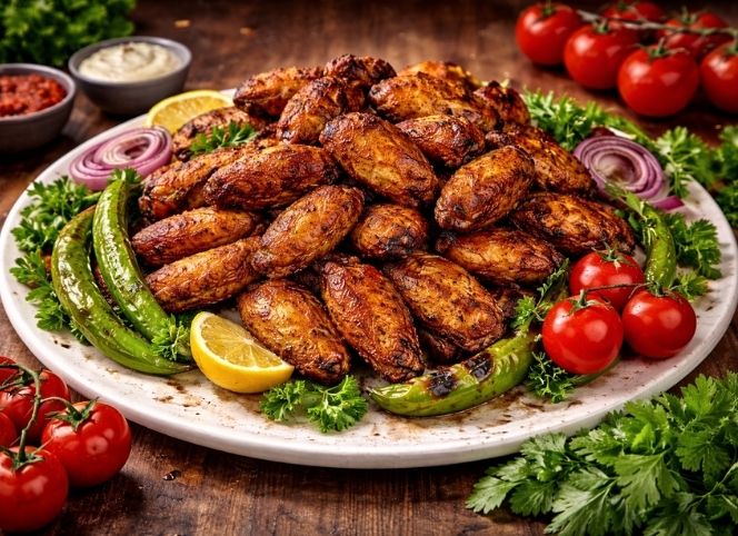 kilo ile kanat ve köfte paket servis